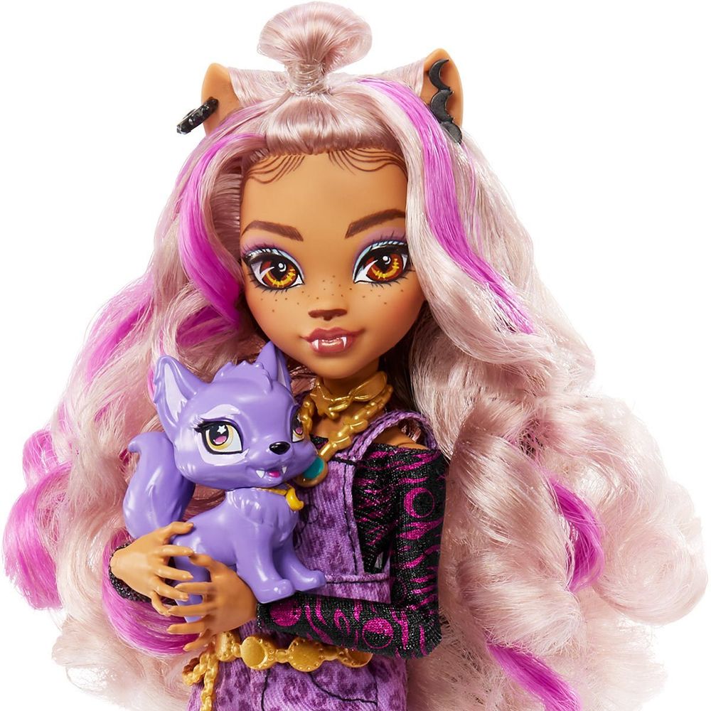 Boneca Monster High Com Acessórios - Clawdeen Wolf E Crescent - Mattel ...