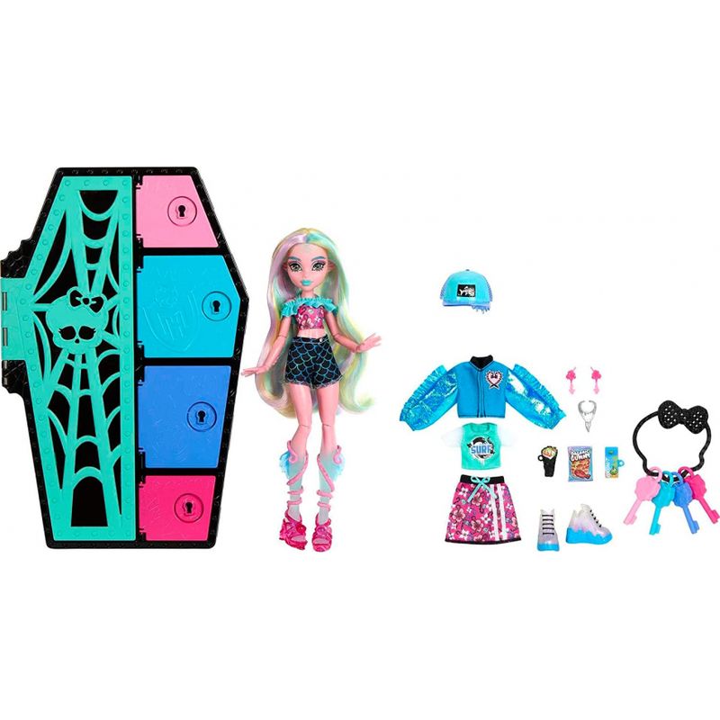 Conjunto Boneca E Acessórios - Monster High - Segredos Da Caveira - Lagoona  Blue - Mattel