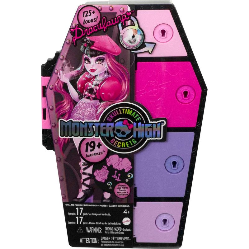 Boneca Monster High Skulltimates 2 Secrets Draculaura Mattel - Mister Braga  Colecionáveis - Miniaturas para Coleções