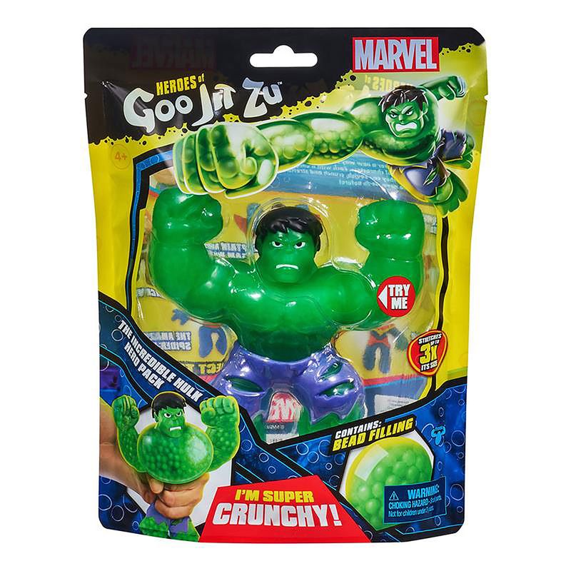 Goo Jit Zu Boneco Elástico que Estica Hulk Marvel Sunny na Tyzu Toys