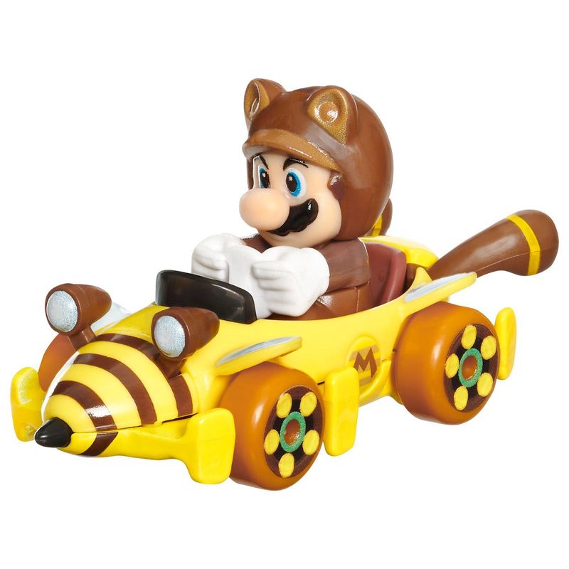 Carrinho Hot Wheels - Mario Kart - Tanooki Mario - Mach 8 - Mattel -  superlegalbrinquedos