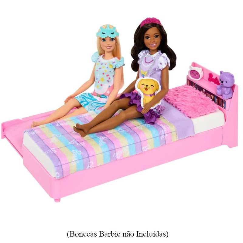 Cama boneca Barbie Conjunto Completo c com roupa de cama