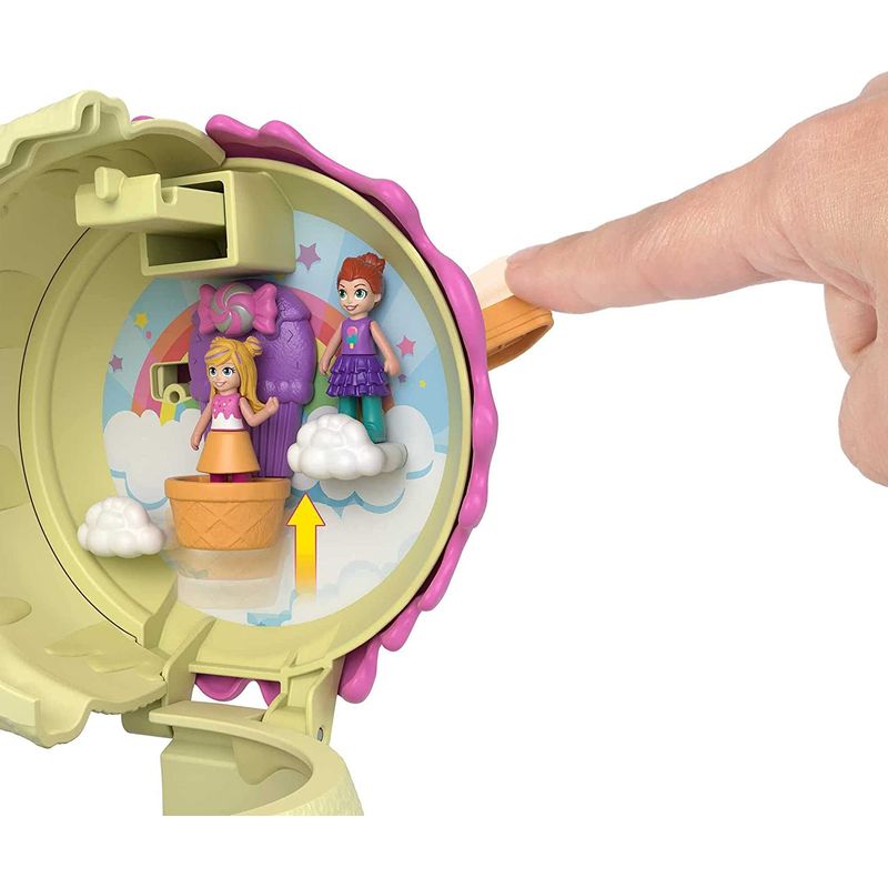 Polly Pocket - Parque Infantil - Roda e Surpresa de Sorvete - Mattel -  superlegalbrinquedos