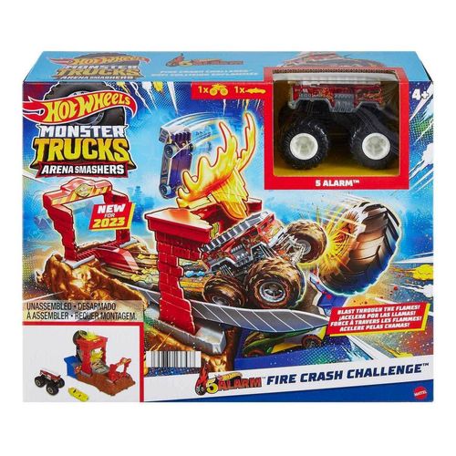 Conjunto de Pista Hot Wheels - Monster Trucks - Desafio do Giro - Tiger  Shark - Mattel - superlegalbrinquedos