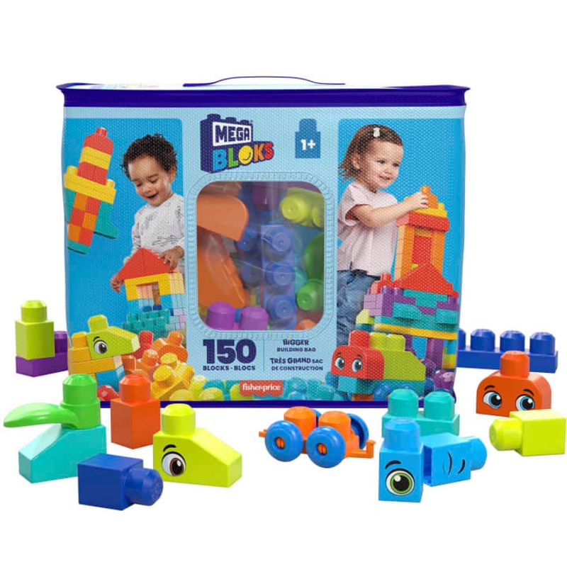 1-Blocos-de-Montar---Mega-Bloks---Sacola-de-Construcao---150-Pecas---Fisher-Price