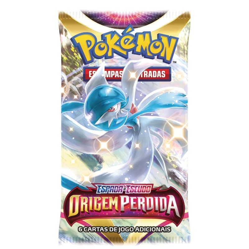 Pacote Booster Pokémon com 6 Cartas - Espada e Escudo 11 - Origem Perdida -  Sortido - Copag - superlegalbrinquedos