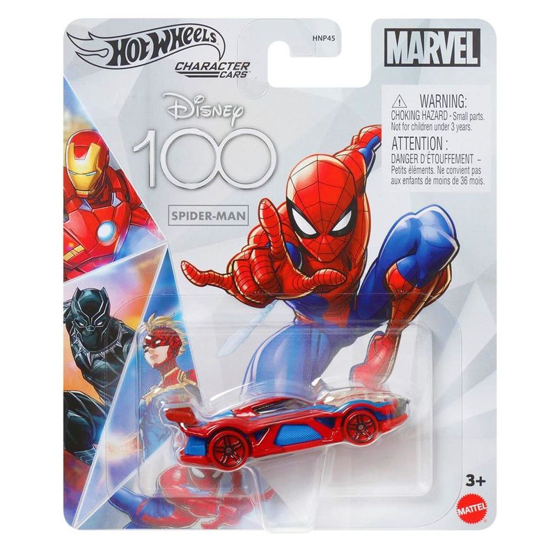 Carrinho-Hot-Wheels---Homem-Aranha---Marvel---Disney-100-Anos---164---Mattel--1