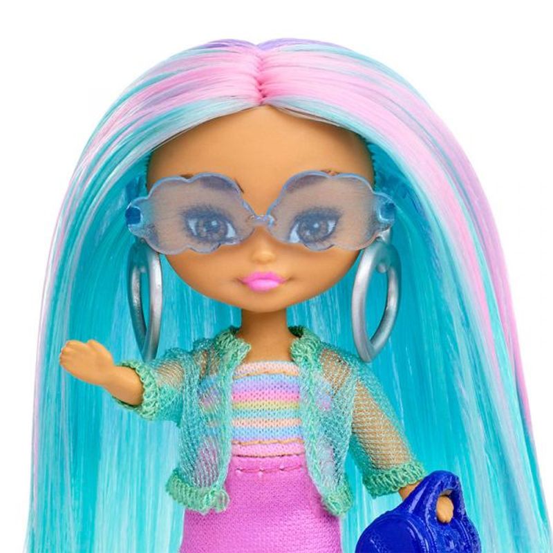 Caixa de brinquedos, 8cm, mini world cosmic girl, boneca com 9