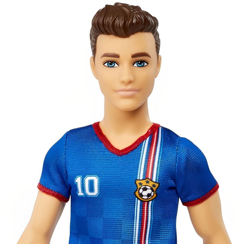 Boneco Barbie - Ken Jogador de Futebol - Camisa 10 - 30cm - Mattel