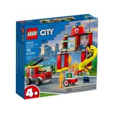 1-LEGO-City---Quartel-e-Caminhao-dos-Bombeiros---60375