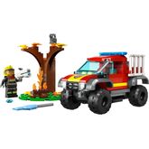 2-LEGO-City---Resgate-com-Caminhao-dos-Bombeiros-4x4---60393