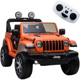 1-Mini-Veiculo-Eletrico-com-Controle---Jeep-Wrangler---12V---Laranja---Bandeirante