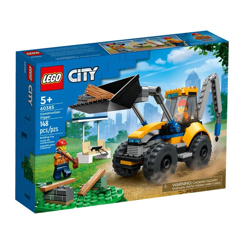 LEGO-City---Escavadeira-de-Construcao---60385--1-
