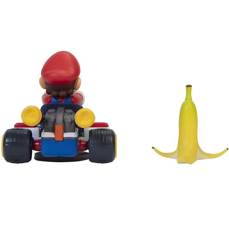 Veículo e Figura - Mario Kart - Spin Out - Super Mario - Candide