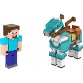 Conjunto-de-Figuras-Articuladas---Steve-e-Cavalo-Armadura---Minecraft---Matte-2
