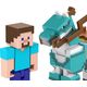 Conjunto-de-Figuras-Articuladas---Steve-e-Cavalo-Armadura---Minecraft---Matte-3