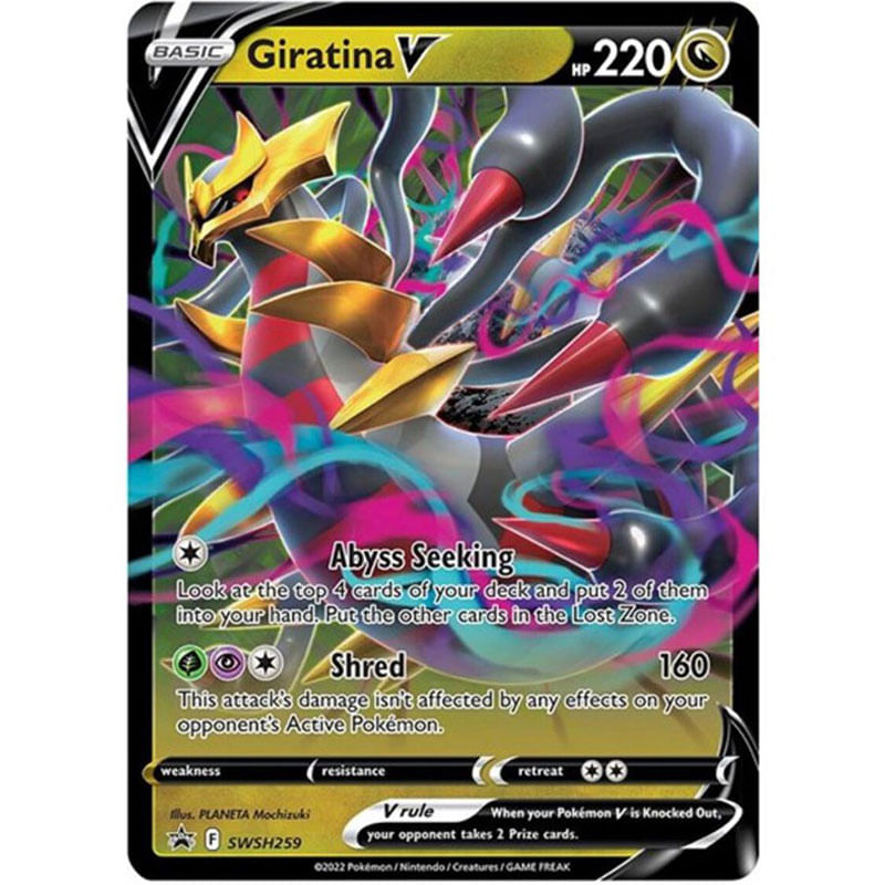 Lata Pokémon Tcg Giratina V Potencial oculto Copag