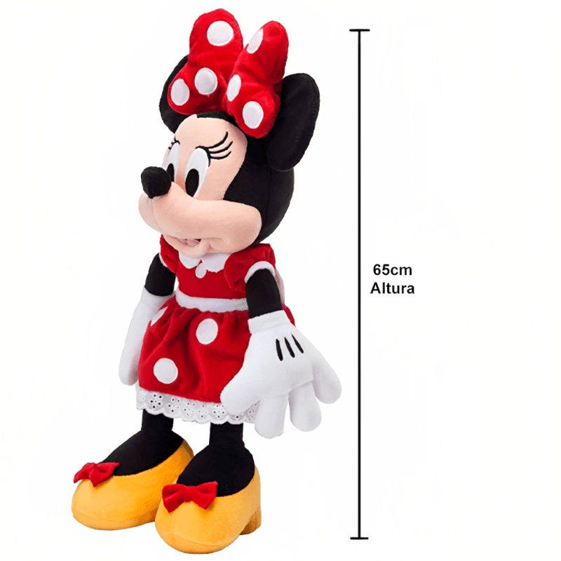 Pelúcia Disney - Minnie Mouse - 65cm - Fun - superlegalbrinquedos