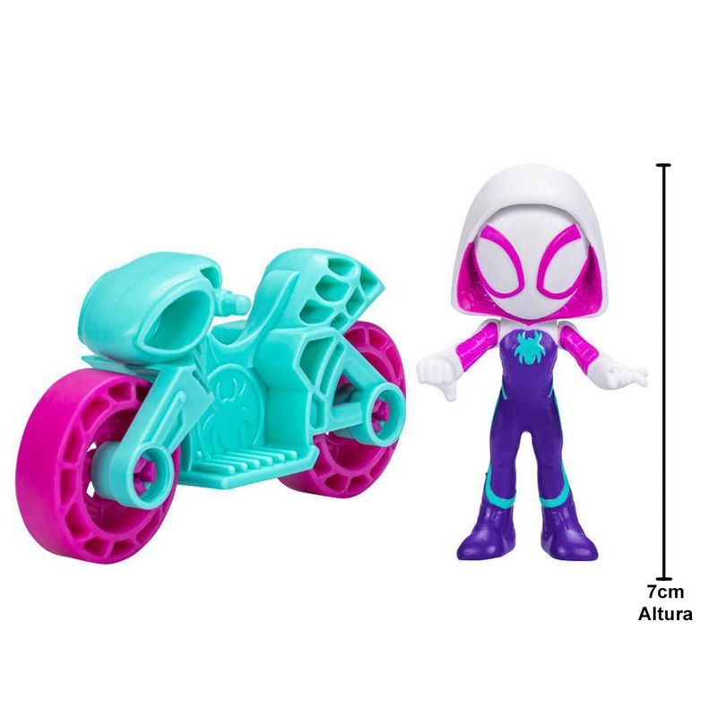 Mini Boneco e Veículo - Marvel - Spidey e Seus Amigos - Spidey e Carro  Aranha - Hasbro