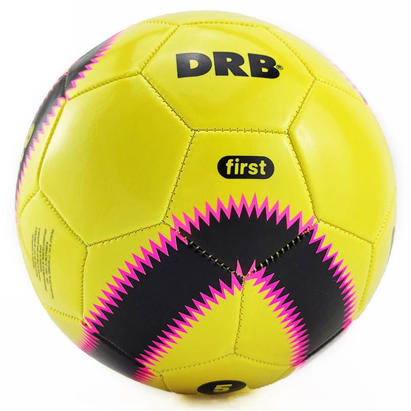 Bola de Futebol - Dribling - Amarela e Preta - First - DRB