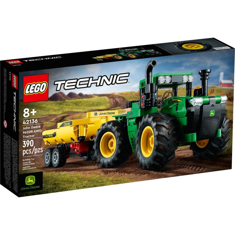 LEGO Technic - Trator John Deere 9620R 4WD - 42136 - superlegalbrinquedos