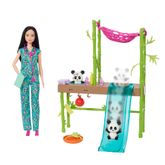 Playset-Barbie-com-Boneca---Cuidados-e-Resgates-de-Panda---Mattel