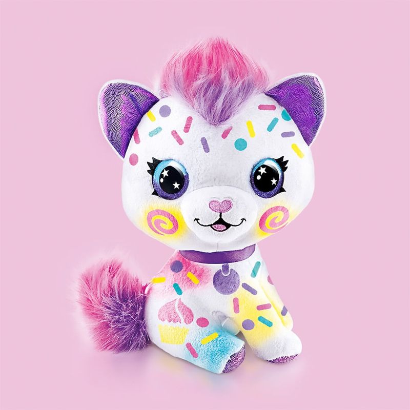 Pelucia - Airbrush Plush - Kitty Gatinho Para Pintar - F0110-3 - BARAO