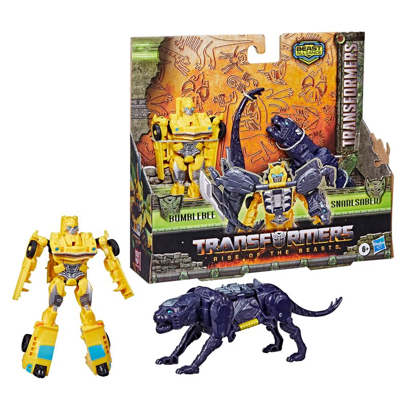 Conjunto-de-Figuras-Transformaveis---Bumblebee-e-Snarlsaber---Transformers-O-Despertar-das-Feras---Hasbro-1