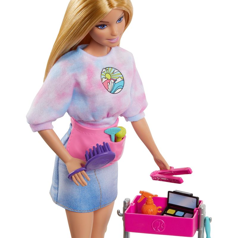 Boneca Barbie com Acessórios - Cabelo e Maquiagem - Malibu - Mattel -  superlegalbrinquedos