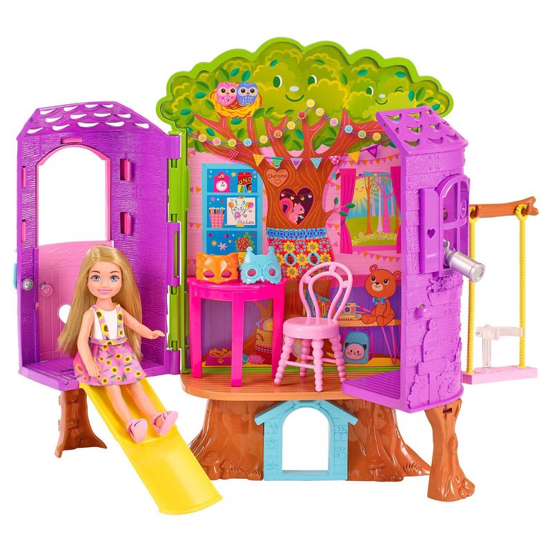 Brinquedo Casa da Arvore Aventura Boneca Polly C Acessórios - Loja