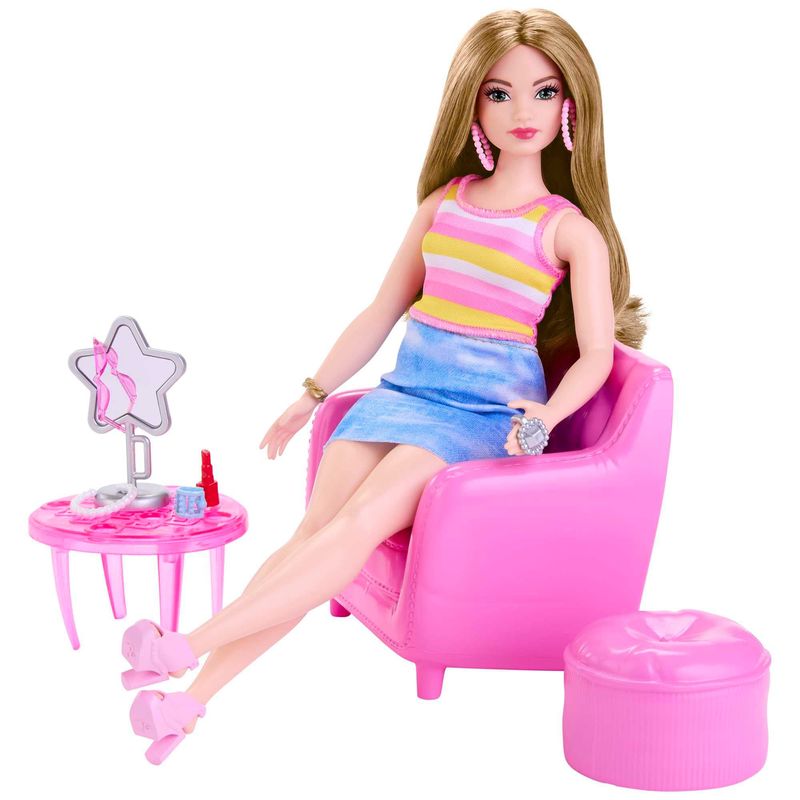 Playset Barbie com Boneca - Closet de Moda - Barbie O Filme