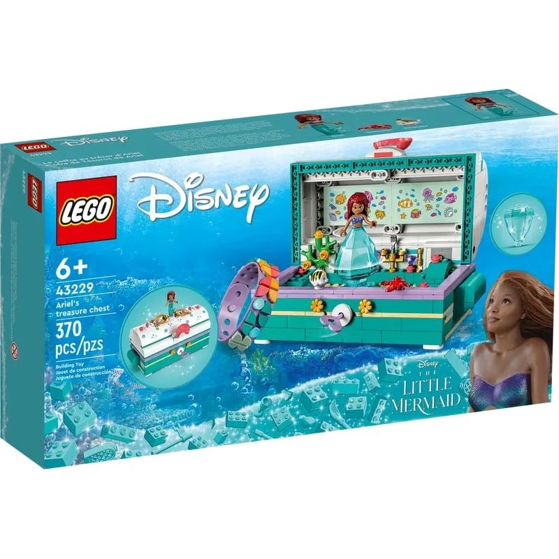 LEGO-Disney---Bau-de-Tesouro-da-Ariel---370-Pecas---43229-1