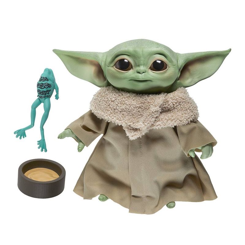 Pelucia-Interativa-com-Som---Baby-Yoda---Star-Wars---The-Mandalorian---Disney---19-cm---Hasbro-1