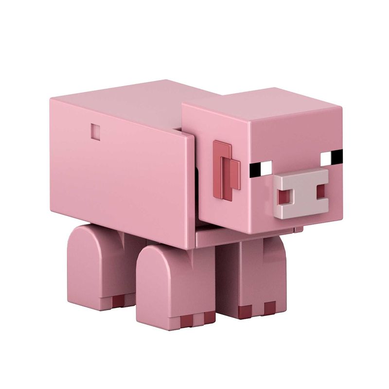 Boneco Personagem Do Jogo Minecraft Porco