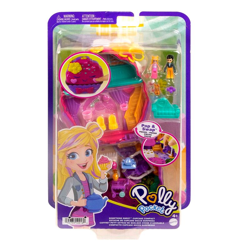 Playset E Mini Boneca Polly Pocket - Carro De Pipoca : .com