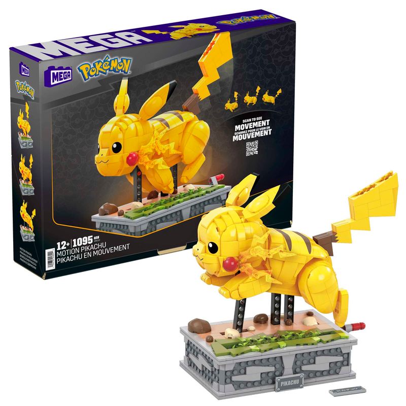 Blocos de Montar - Mega - Pokémon - Pikachu - 1095 Peças - Mattel