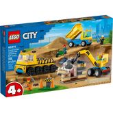 LEG60391---LEGO-City---Caminhoes-de-Construcao-e-Guindaste-com-Bola-de-Demolicao-235-Pecas---60391-1