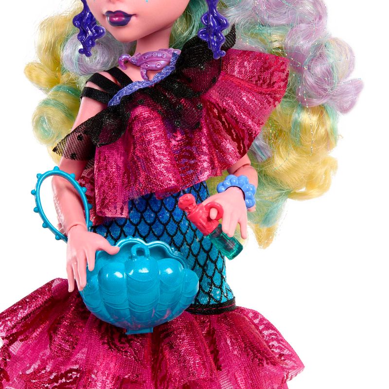 Mattel - Monster High - Boneca Monster High com guarda-roupa iridescente e  acessórios de moda surpresa ㅤ, Monster High