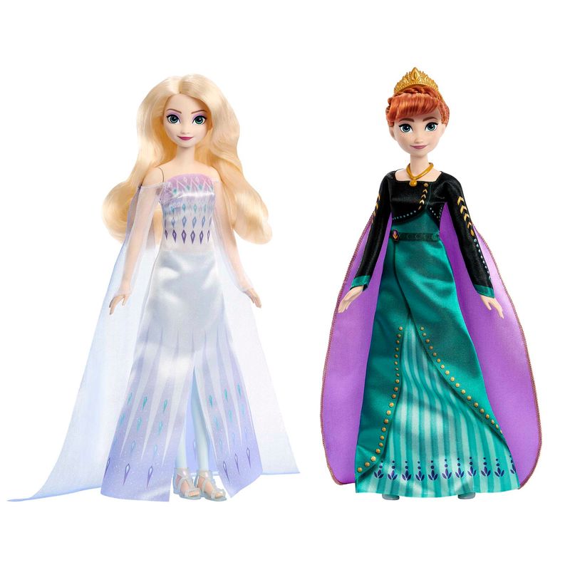 Conjunto de Bonecas Disney - Rainha Anna e Elsa a Rainha da Neve