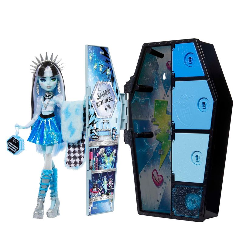 Boneca Monster High - Skulltimate Secrets - Frankie Stein - Com Acessórios  Surpresa - Mattel - superlegalbrinquedos
