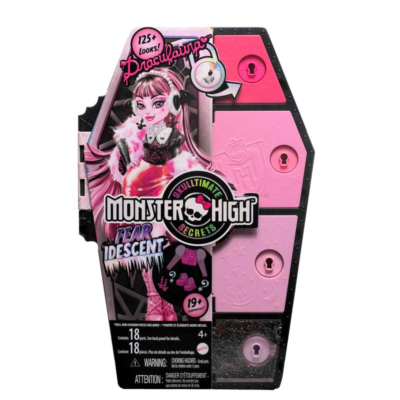 Boneca Monster High - Skulltimate Secrets - Draculaura - Com Acessórios  Surpresa - Mattel - superlegalbrinquedos