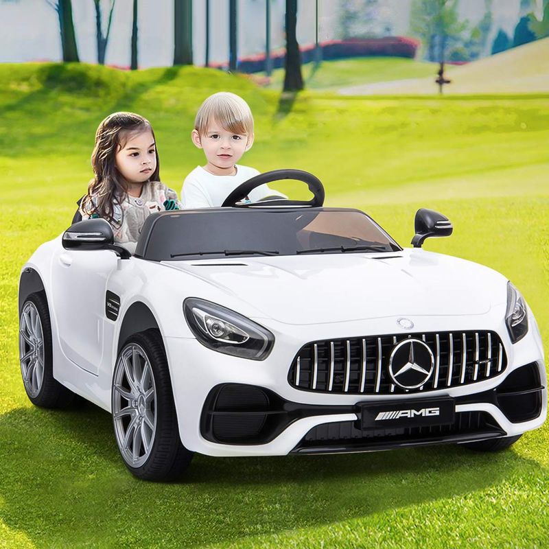 Carro Elétrico Infantil 1 Assento Mercedes Benz com Controle Remoto, 12V,  JOYLDIAS, Laranja - Dular