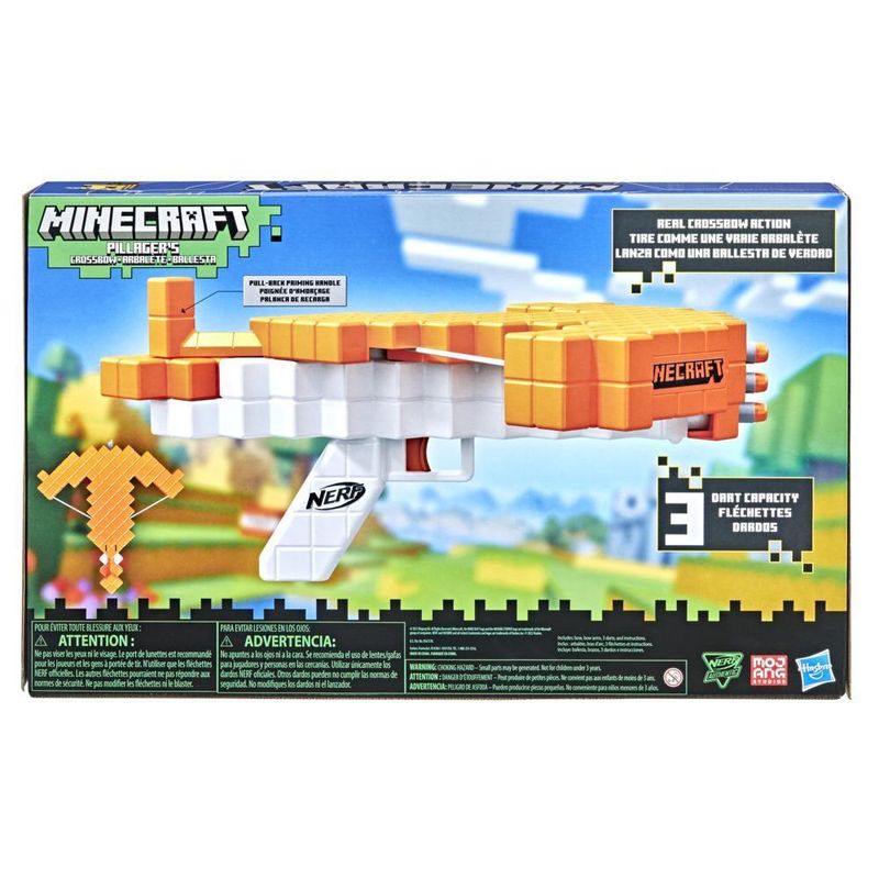 Brinquedo Infantil Nerf metralhadora minecraft com som e luz brinquedo Mine  Craft