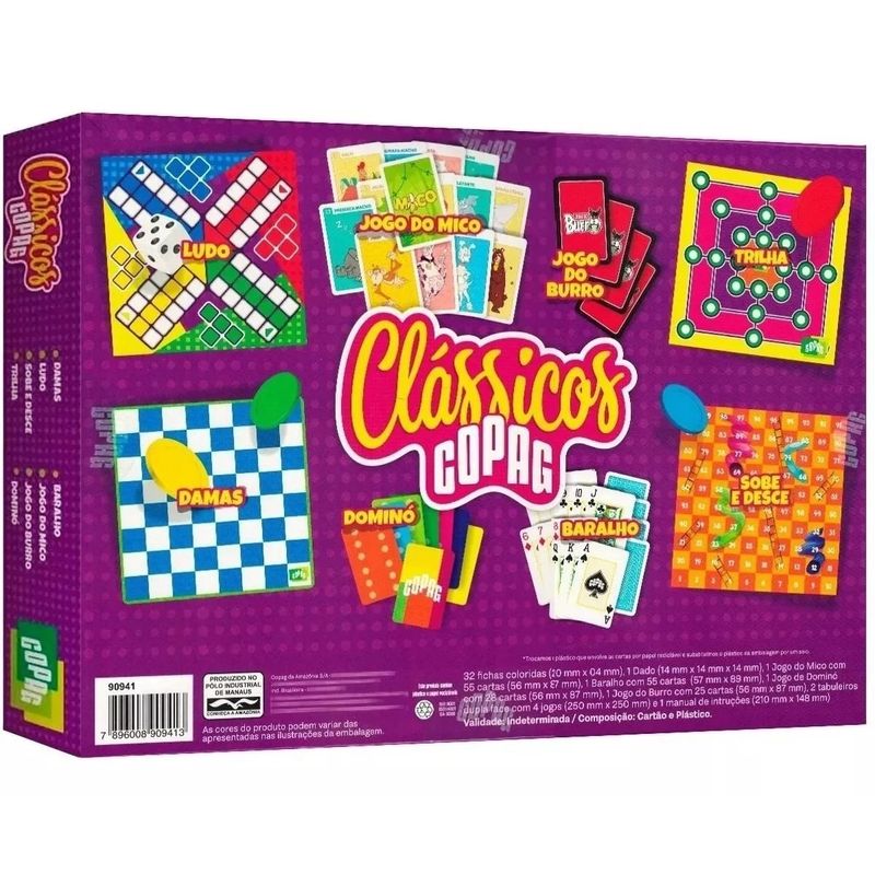 Kit de Jogos Clássicos Copag - Copag Loja