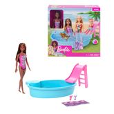 Playset-Barbie-com-Boneca---Piscina---Negra---Mattel-2