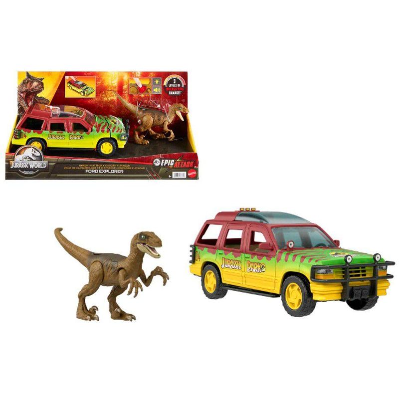Pressione e vá Dinossauro - Pressione e vá carros para crianças