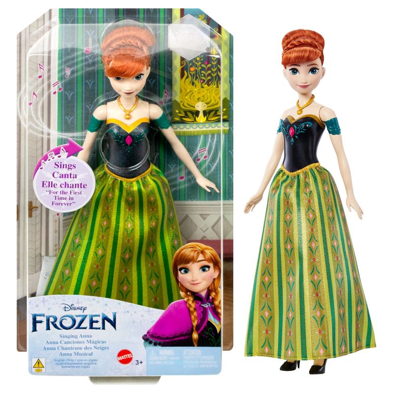 Boneca Princesa Disney - Anna Musical - Canta Uma Vez na