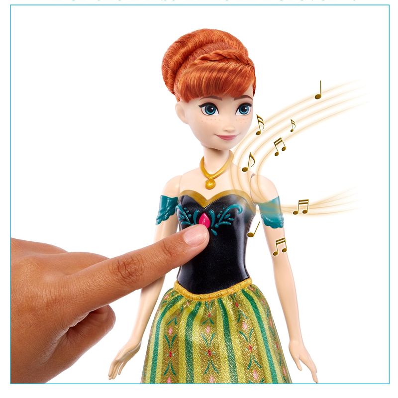 Boneca Princesa Disney - Elsa Musical - Canta Livre Estou - Frozen