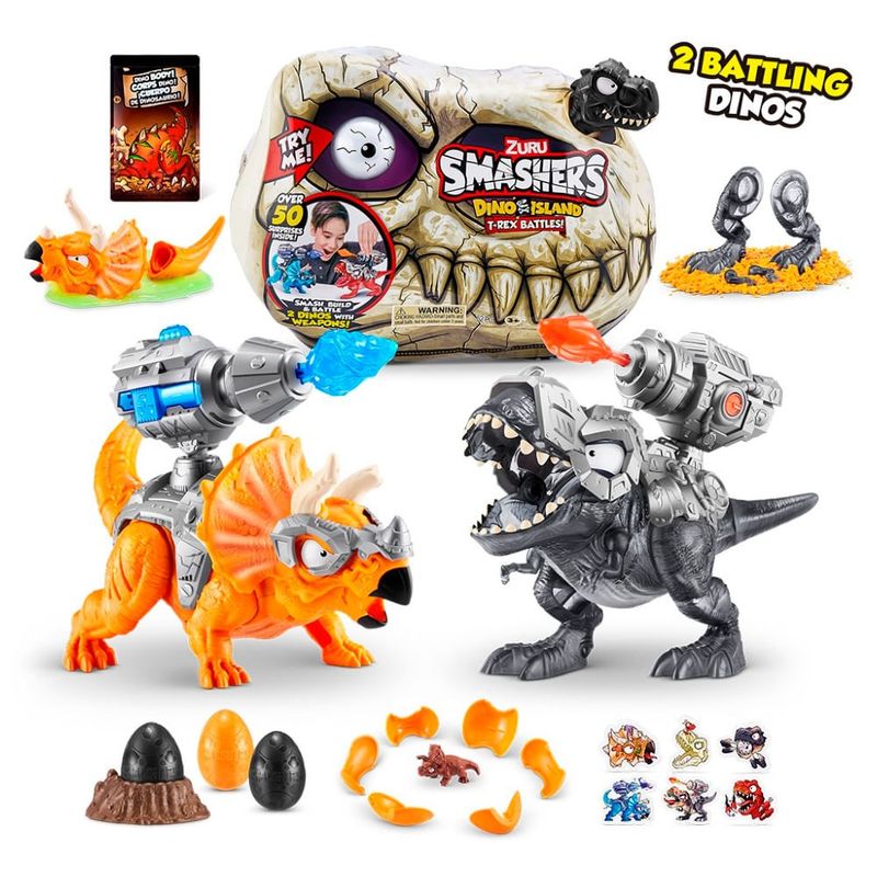 Ovo Smashers - Dino Island - Mega Dino Egg - T-Rex - Grande - Fun -  Colecionáveis Infantil - Magazine Luiza