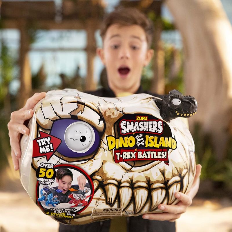 Ovo Smashers - Dino Island - Mega Dino Egg - T-Rex - Grande - Fun -  Colecionáveis Infantil - Magazine Luiza